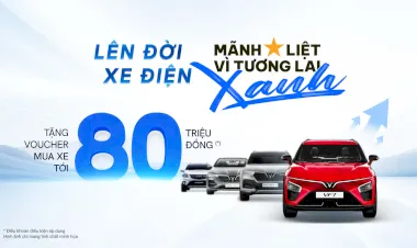 VinFast lưu ý khách hàng khi sử dụng e-Voucher tri ân chủ xe xăng năm 2026